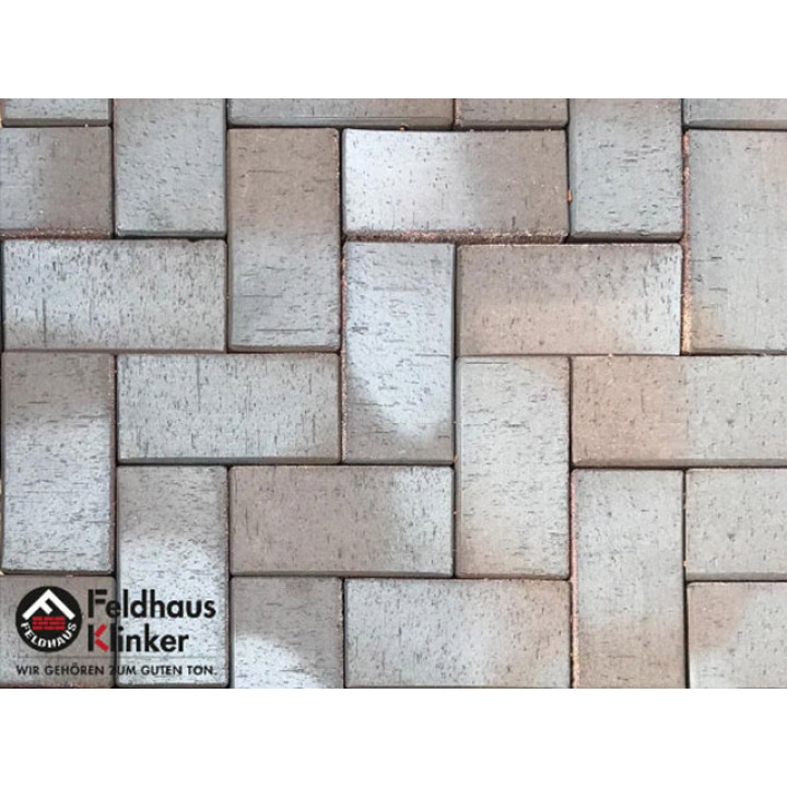 Клинкерная брусчатка Feldhaus Klinker 705 umbra flamea, 200*100*40 с доставкой в Саратове
